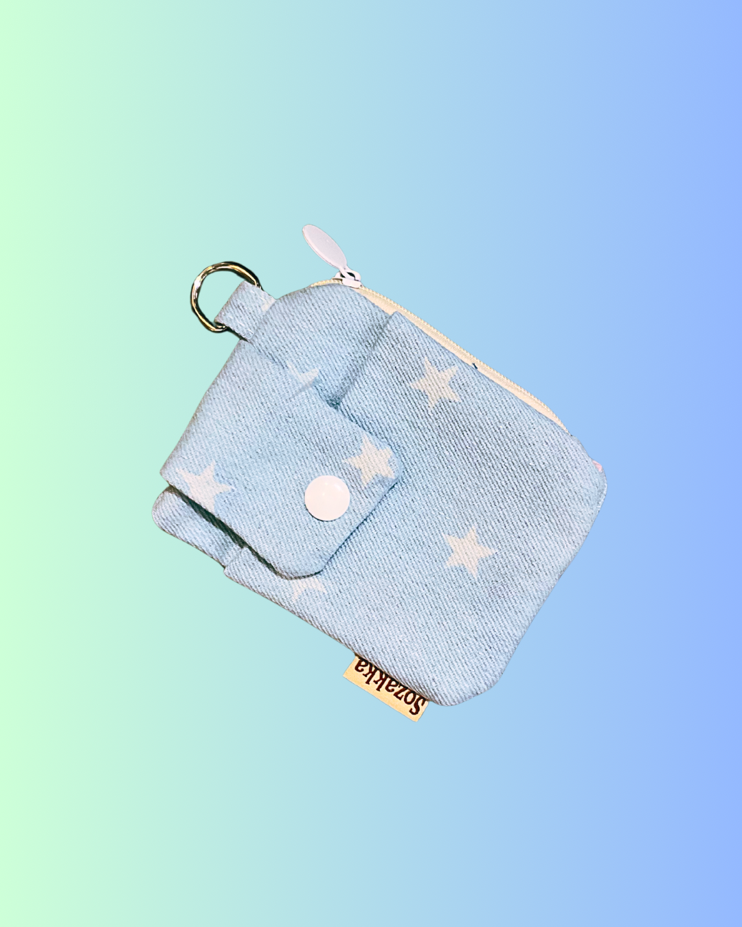 Denim pouch