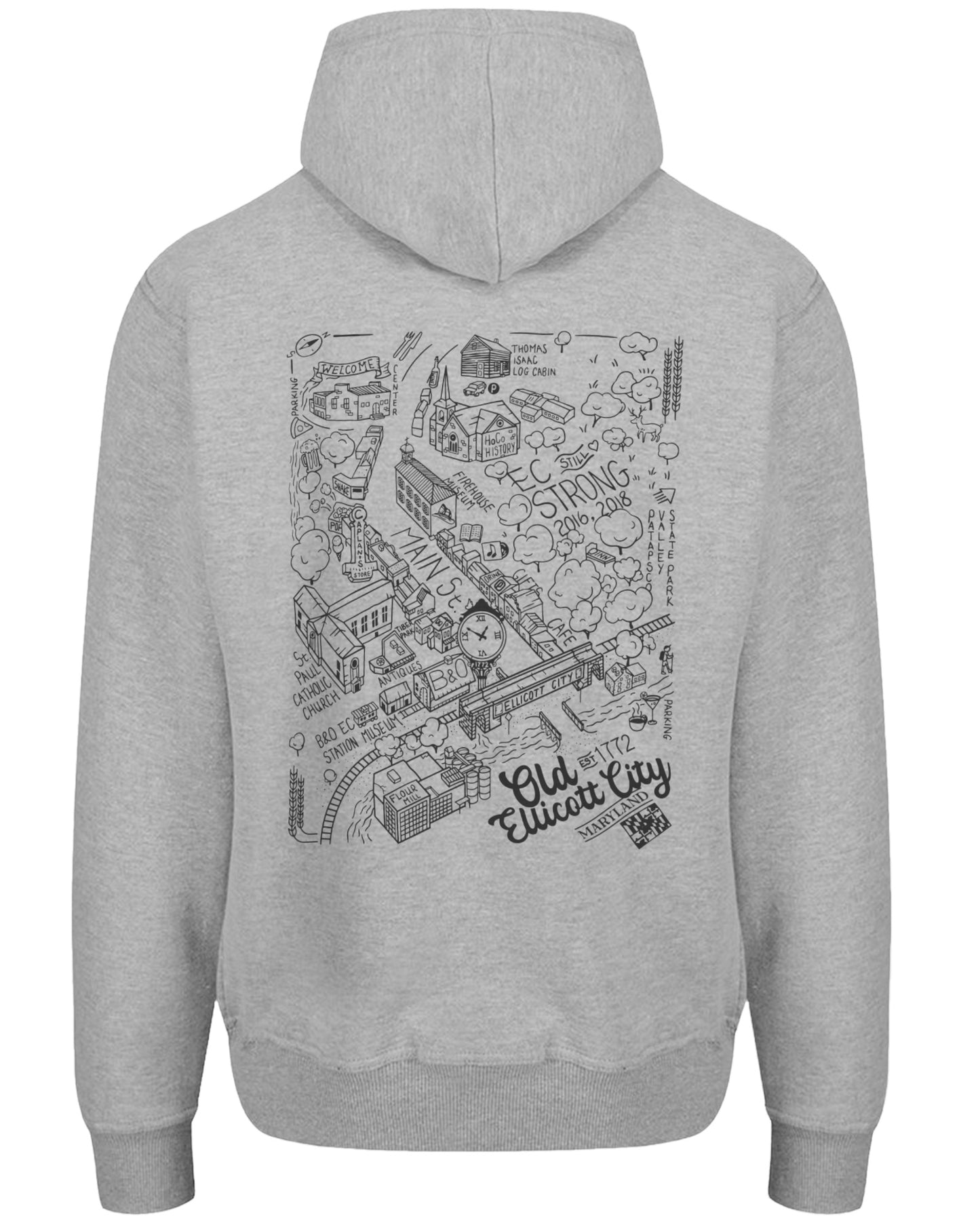 OEC Map Hoodie