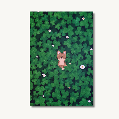 Sim Nyangs Postcard - Green Field