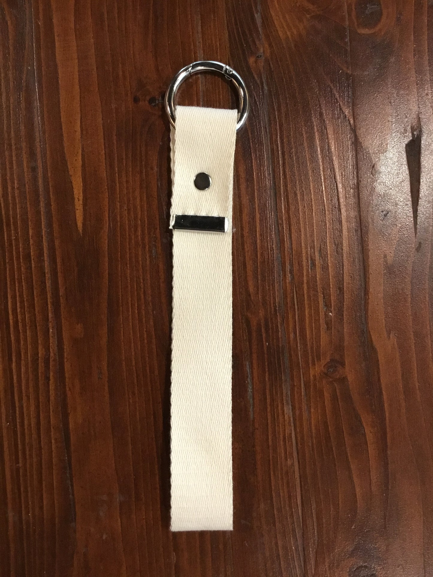 Extra Long Cream Keychain
