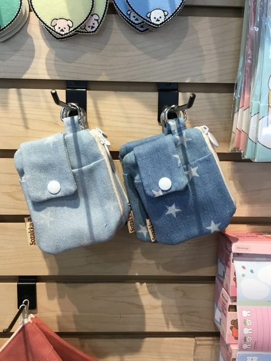 Denim pouch