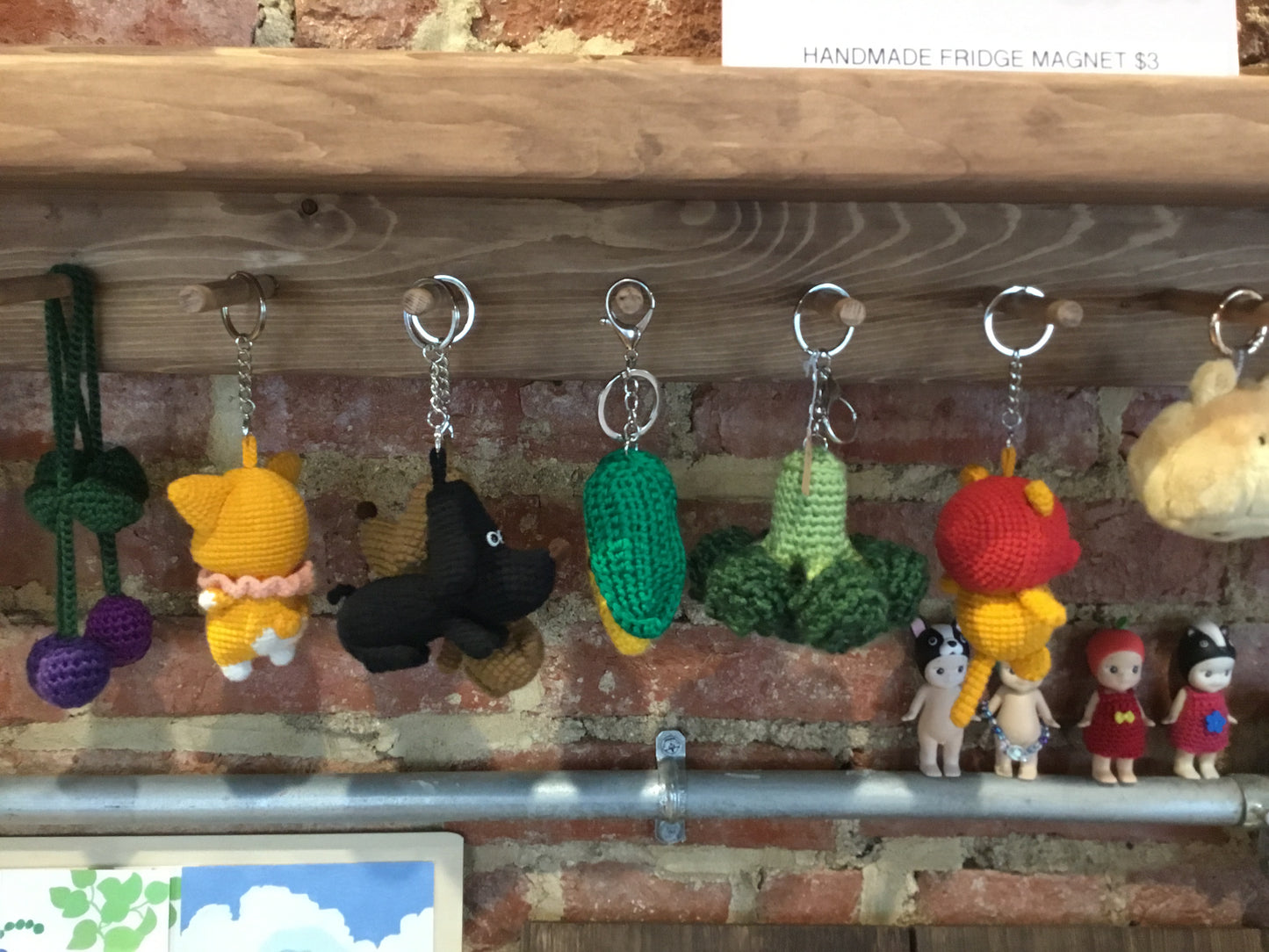 Medium crochet keychains