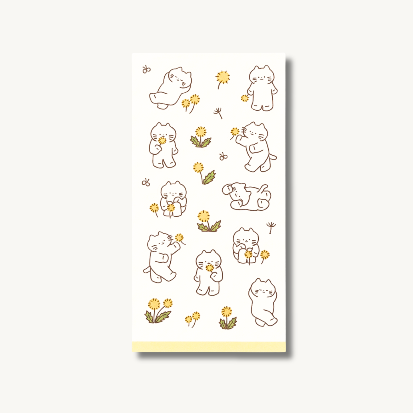 Cat & Flower Sticker | Sokamono