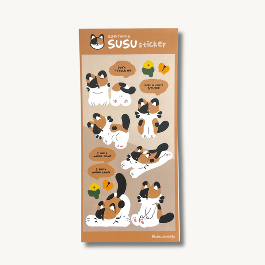 Sim Nyangs Sticker - Susu Sticker