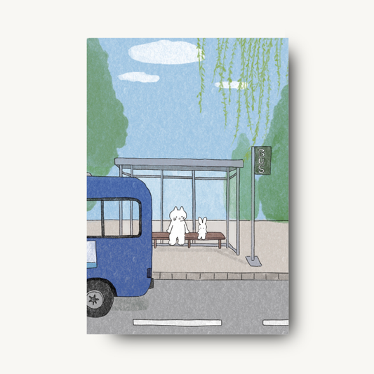 Sokamono Postcard - Bus Stop