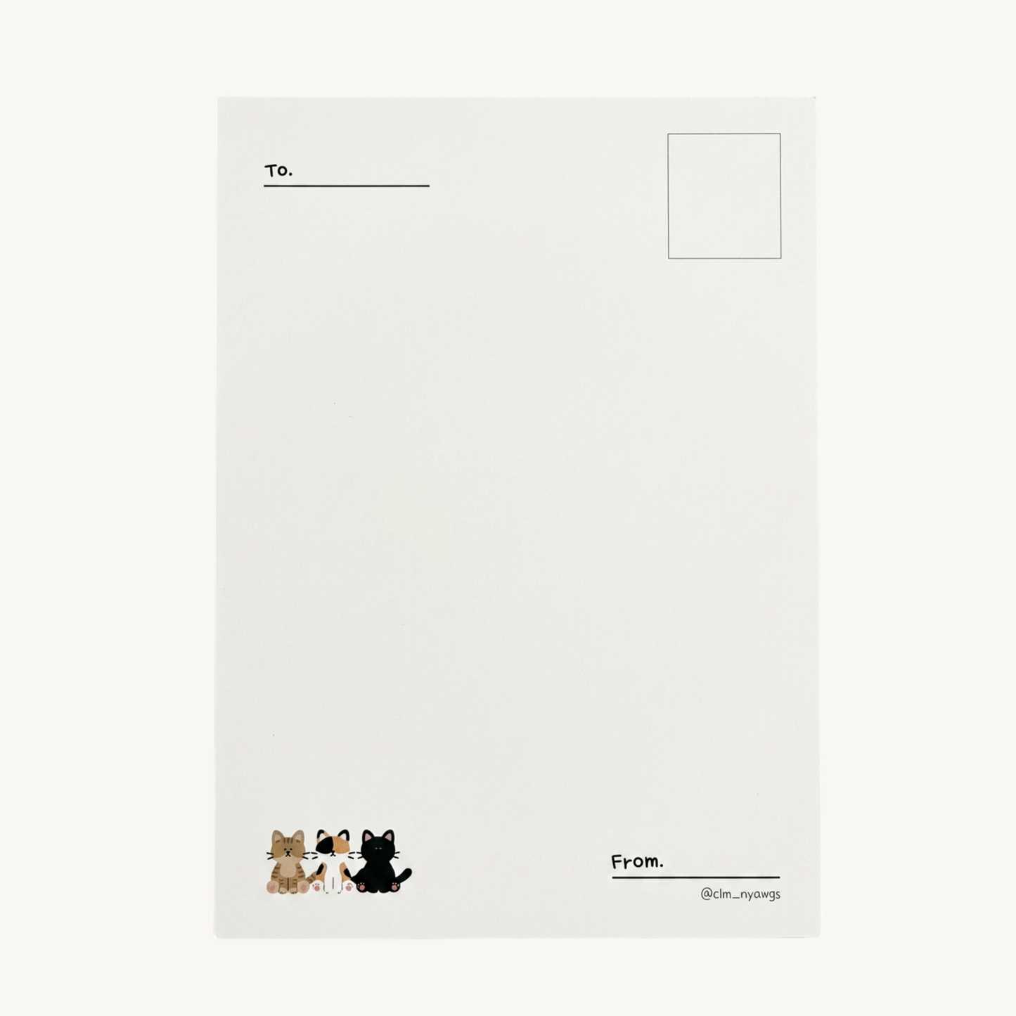 Sim Nyangs Postcard - Nap